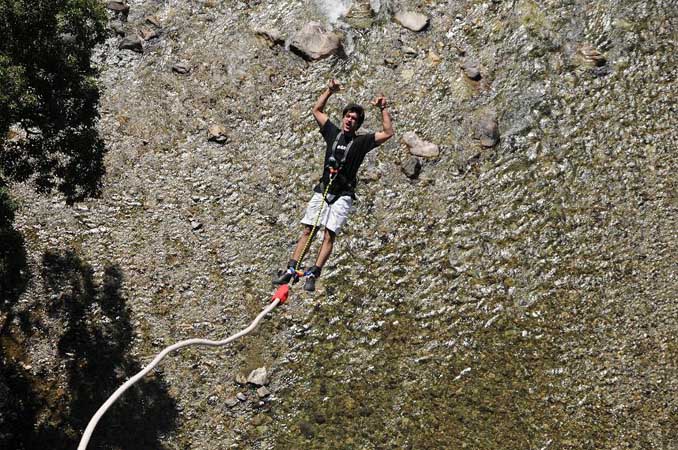 Bungy jump in india